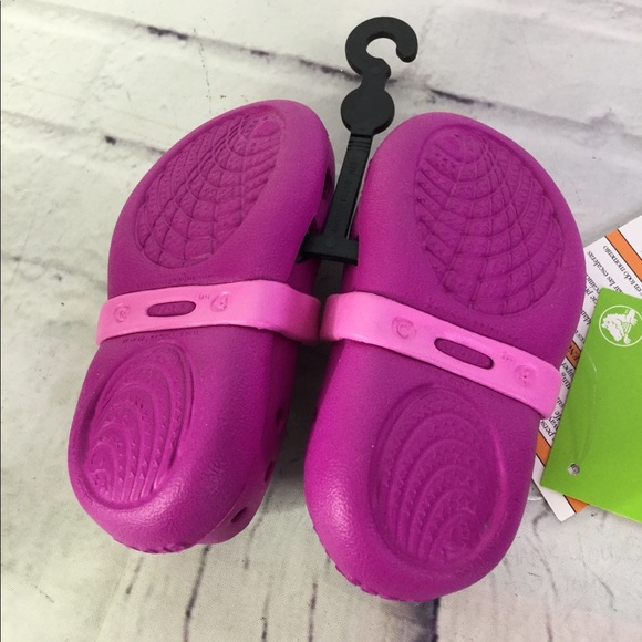 Crocs Baby Girls C4 Keeley Springtime Flats Pink - Picture 3 of 6